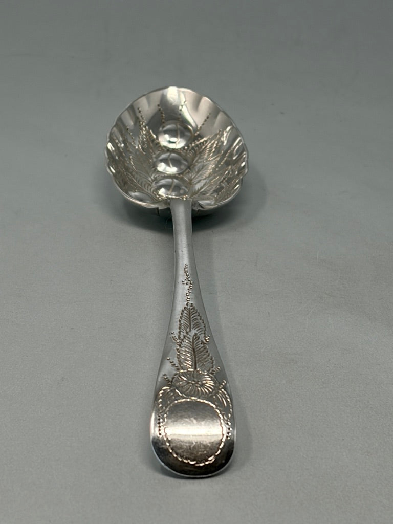 Antique Victorian Silver Plated Berry/Fruit Spoon