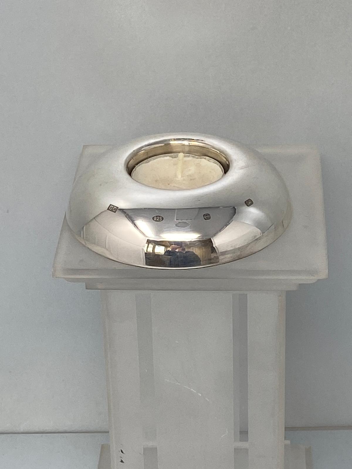 Sterling Silver Tea Light Holder/Table Light