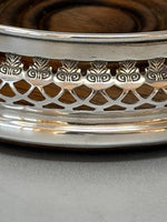 Load image into Gallery viewer, Sterling Silver Pierced Wine Coaster
