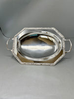 Load image into Gallery viewer, Antique Silver Plated Bread Dish
