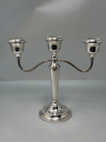 Load image into Gallery viewer, Pair of Three Lite Sterling Silver Candelabra
