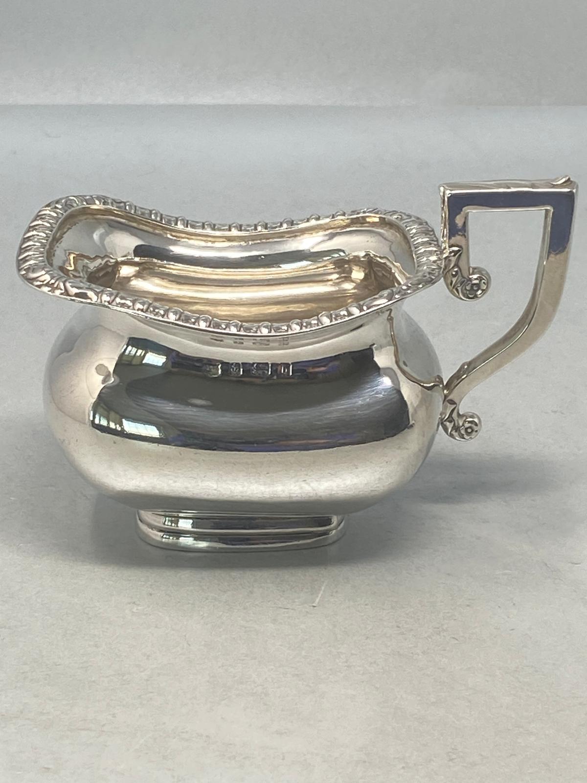 Antique Sterling Silver Oblong Cream/Milk Jug