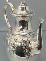 Load image into Gallery viewer, Antique Victorian Silver Plated Coffee Pot
