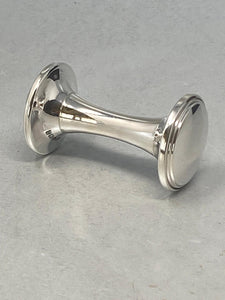 Sterling Silver Baby Rattle - Hallmarked Birmingham 2015