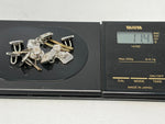 Load image into Gallery viewer, Antique 9ct Gold and Diamond Dress Shirt Set by Aspreys in Original Case
