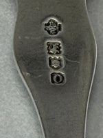 Load image into Gallery viewer, Antique Sterling Silver Childs Spoon &amp; Fork in Case
