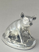 Load image into Gallery viewer, Sterling Silver Pig
