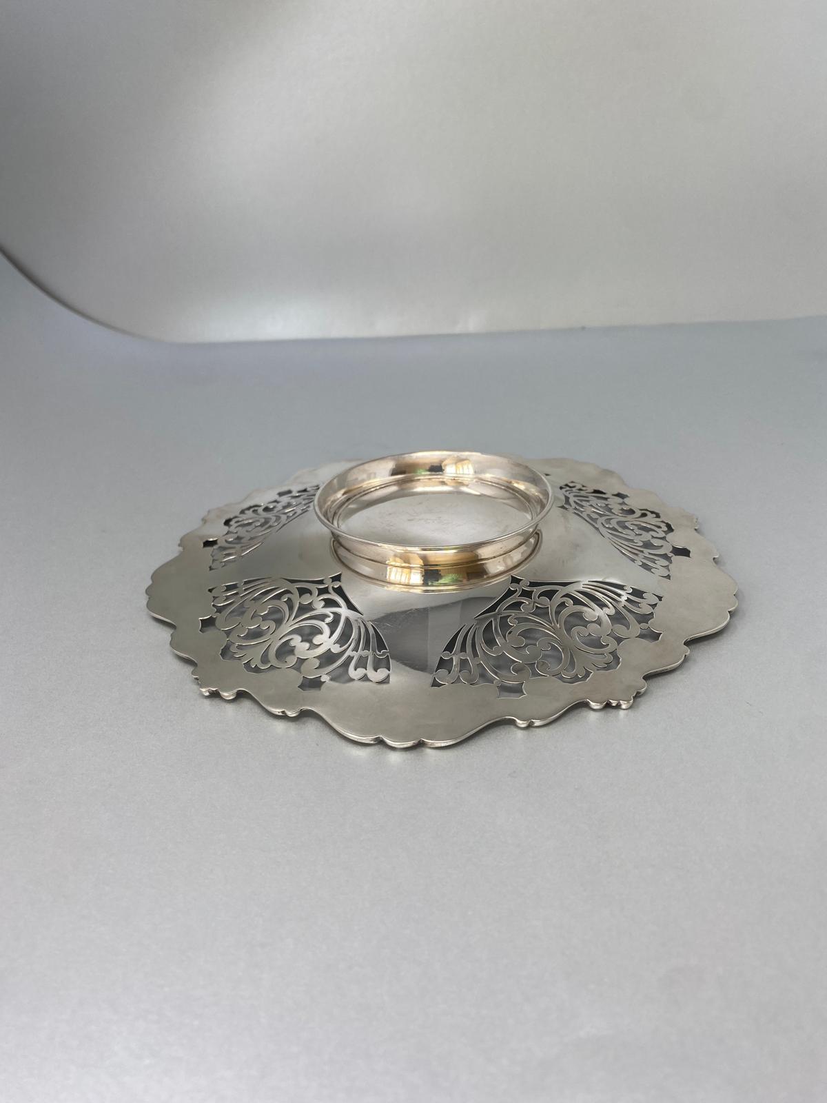 Silver Pierced Dish