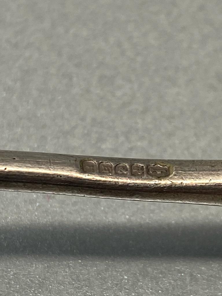 Antique Silver Plated Leaf Spoon