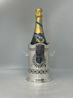 Load image into Gallery viewer, Antique Victorian Silver Plated Bottle Holder/Syphon Stand
