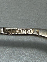 Load image into Gallery viewer, Antique Rusian Silver Swing Handle Bowl &amp; Spoon
