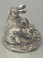 Load image into Gallery viewer, Sterling Silver Pair of Rabbits
