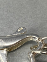 Load image into Gallery viewer, Pink Pearl Necklace with a Silver Heart Clasp
