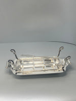 Load image into Gallery viewer, Victorian Silver Plated Asparagus Dish with Grill and Tongs

