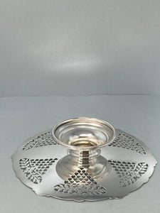 Antique Victorian Mappin & Webb Princes Plate Pierced Dish