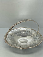 Load image into Gallery viewer, Antique Silver Plated Cake Basket
