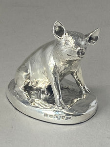 Sterling Silver Pig
