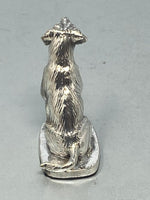 Load image into Gallery viewer, Sterling Silver Sitting Labrador
