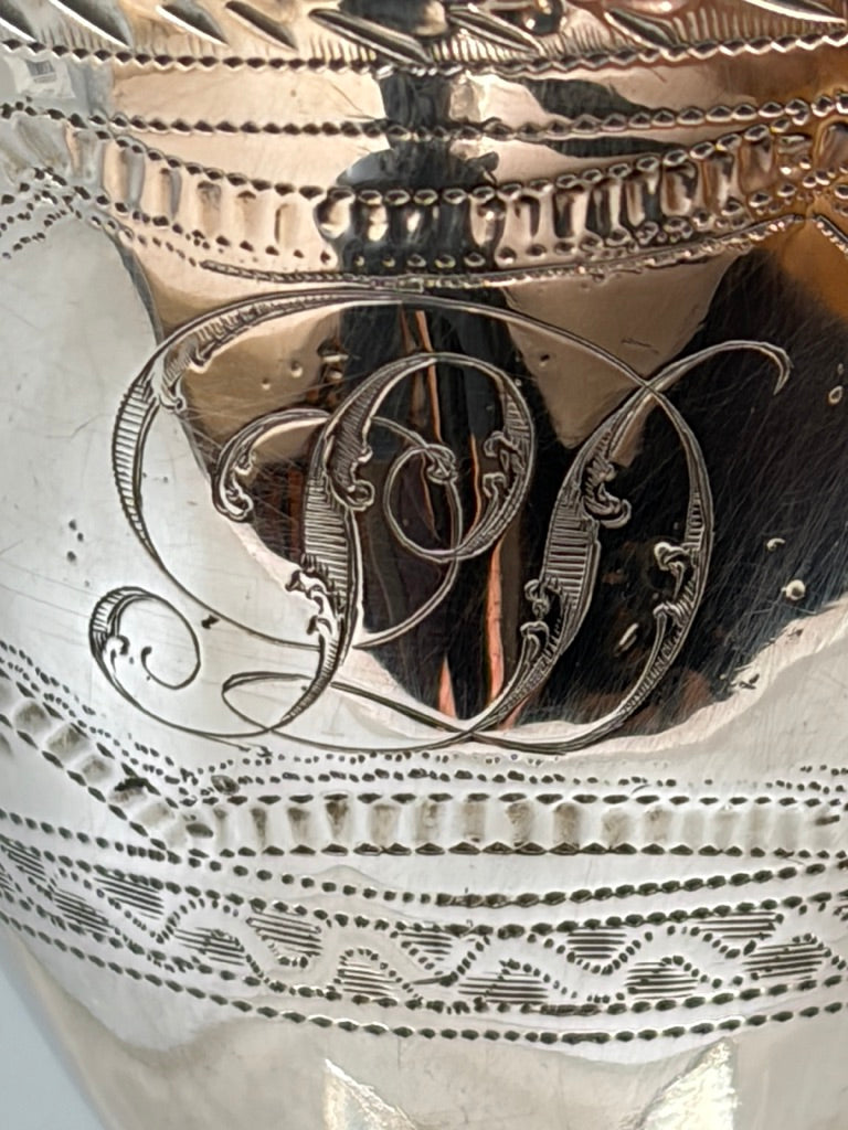 Antique Sterling Silver George III Helmet Style Cream Jug