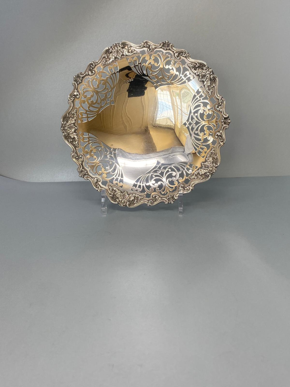 Silver Pierced Dish