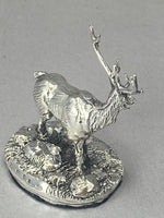 Load image into Gallery viewer, Sterling Silver Stag Model - full english hallmark
