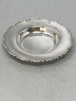Load image into Gallery viewer, Sterling Silver Round Silver Dish with Shaped Edge
