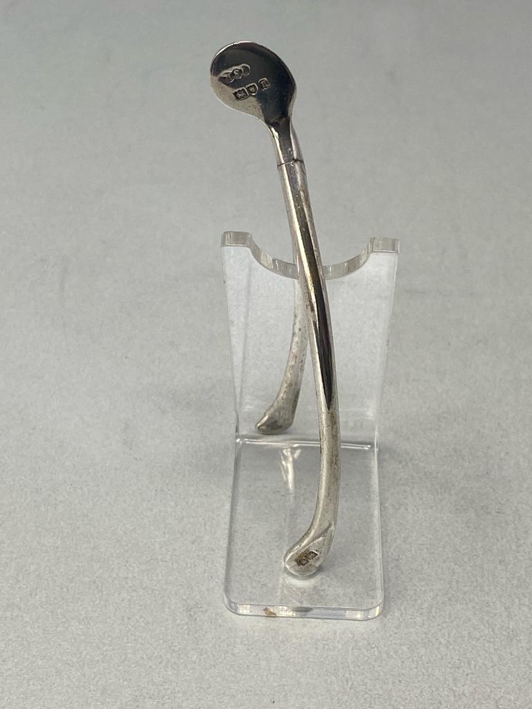 Antique Sterling Silver Wishbone Sugar Tongs