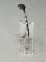 Load image into Gallery viewer, Antique Sterling Silver Wishbone Sugar Tongs
