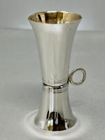 Load image into Gallery viewer, Sterling Silver Double Jigger Bar Measure - never been used
