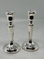 Load image into Gallery viewer, Pair of Sterling Silver Candlesticks
