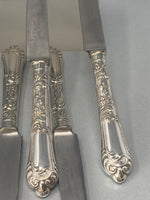 Load image into Gallery viewer, Set of Six Silver Plated Fruit/Dessert Knives - La Regence Pattern
