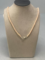Load image into Gallery viewer, Sterling Silver &amp; Pink Sea Pearl Necklace
