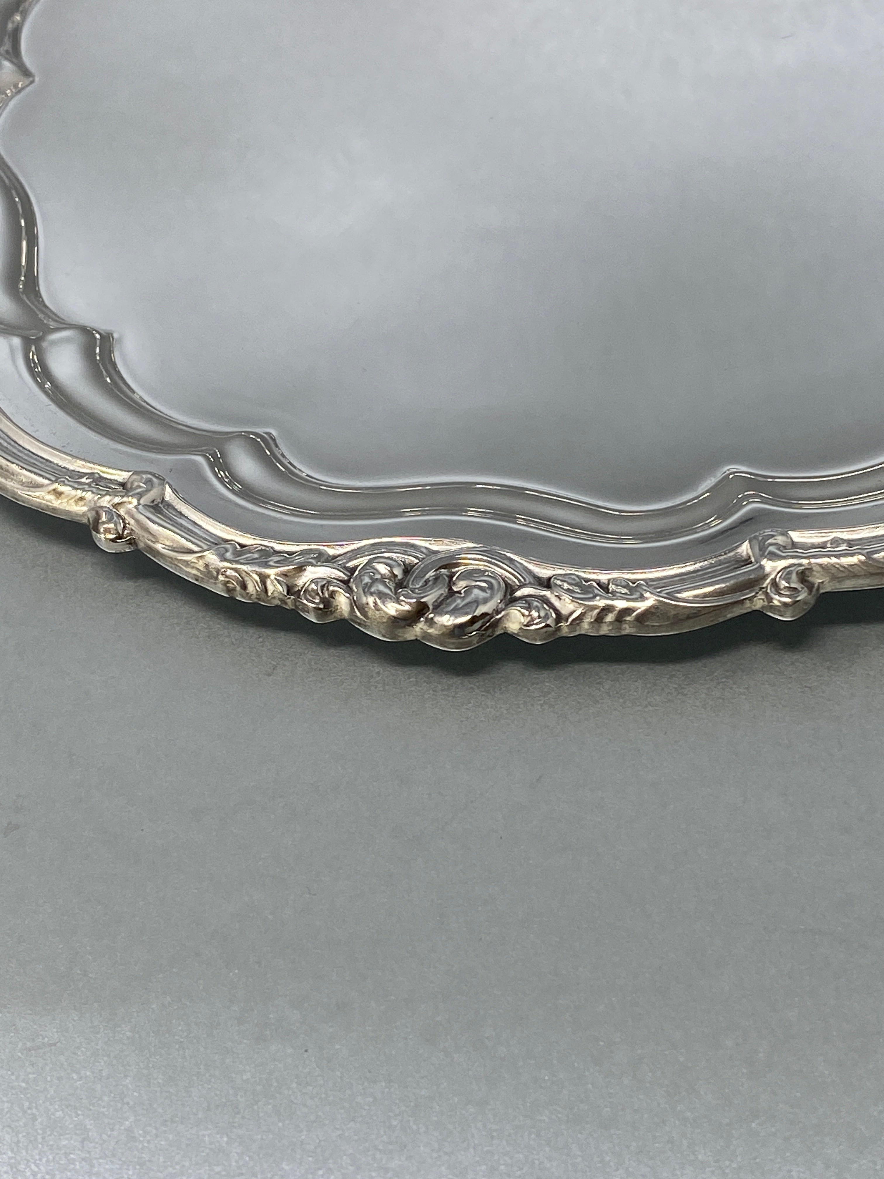 Antique Silver Plated Salver