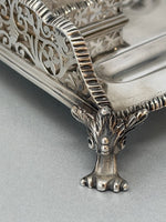 Load image into Gallery viewer, Antique Sterling Silver Two Bottle Inkstand
