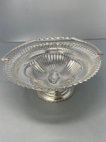Load image into Gallery viewer, Antique Victorian Silver Plated Cake/Fruit Basket with Swing Handle
