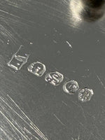Load image into Gallery viewer, A pair of very unusual clover shaped Silver Plated &amp; Cut Glass Salts with spoons - Circa 1875
