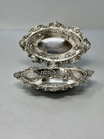 Load image into Gallery viewer, A pair of Antique Sterling Silver Sweet Dishes - hallmarked Chester 1903
