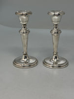 Load image into Gallery viewer, Pair of Sterling Silver Candlesticks
