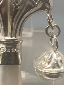 Sterling Silver Teething Ring &amp; Rattle