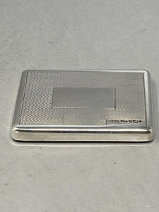 Sterling Silver Engine Turned Paper Weight with Millennium Hallmark - Birmingham 2000