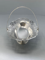 Load image into Gallery viewer, Antique Victorian Silver Plated Swing Handle Cake/Fruit Basket
