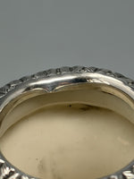 Load image into Gallery viewer, Antique Sterling Silver Rimmed Locke &amp; Co Worcester Vase

