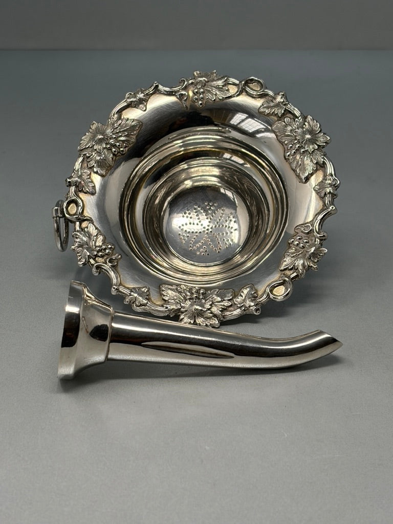 Silver Plated Wine Funnel
