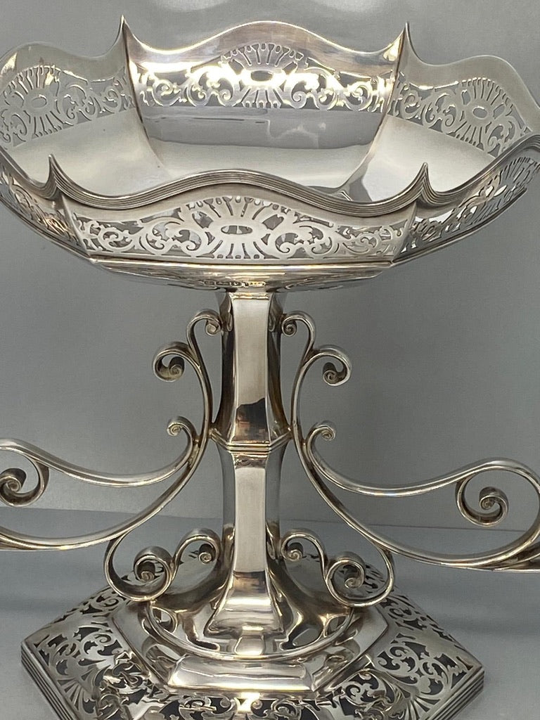 Antique Sterling Silver Centrepiece by Walker & Hall