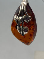 Load image into Gallery viewer, Sterling Silver and Natural Baltic Amber Earrings
