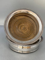 Load image into Gallery viewer, Pair of Antique Old Sheffield Silver Plated Coasters

