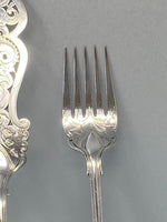 Load image into Gallery viewer, Pair of Antique Victorian Silver plated Fish Servers by Elkington &amp; Co - circa 1870
