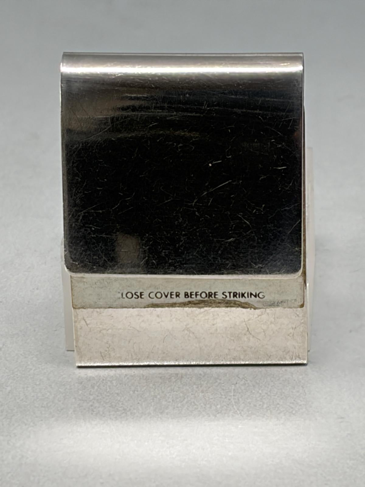 Sterling Silver Book Match Holder = made in USA