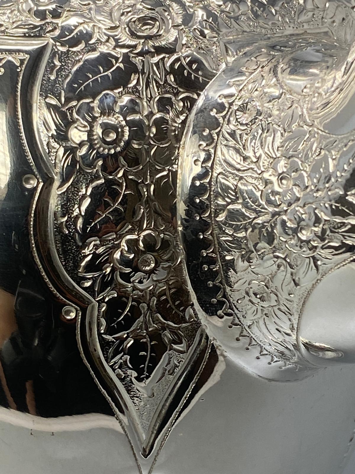 Antique Victorian Silver Plated Coffee Pot