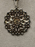 Load image into Gallery viewer, Silver Sunburst Necklace
